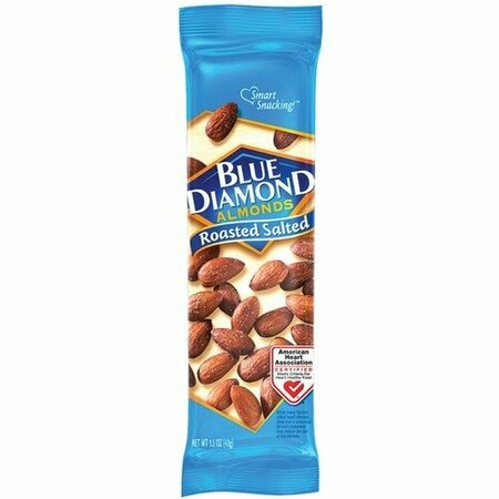 BLUE DIAMOND Almonds, Roasted Salted, 1.5 oz, 1 Multi BLE5180